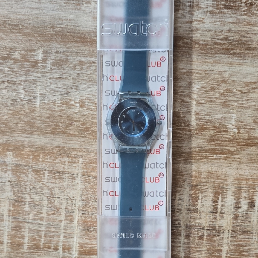 SWATCH Blue watch with Sleek Design